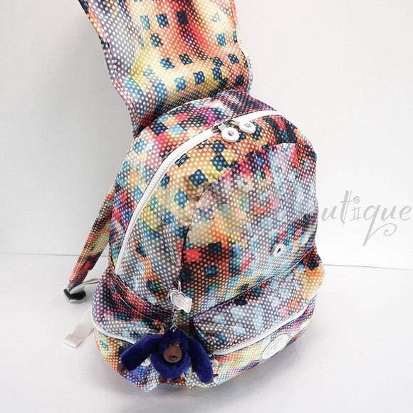NWT New Kipling BP4391 Ezra Travel Bag Backpack Polyester Radiant Zoom Multi 129 main image 10
